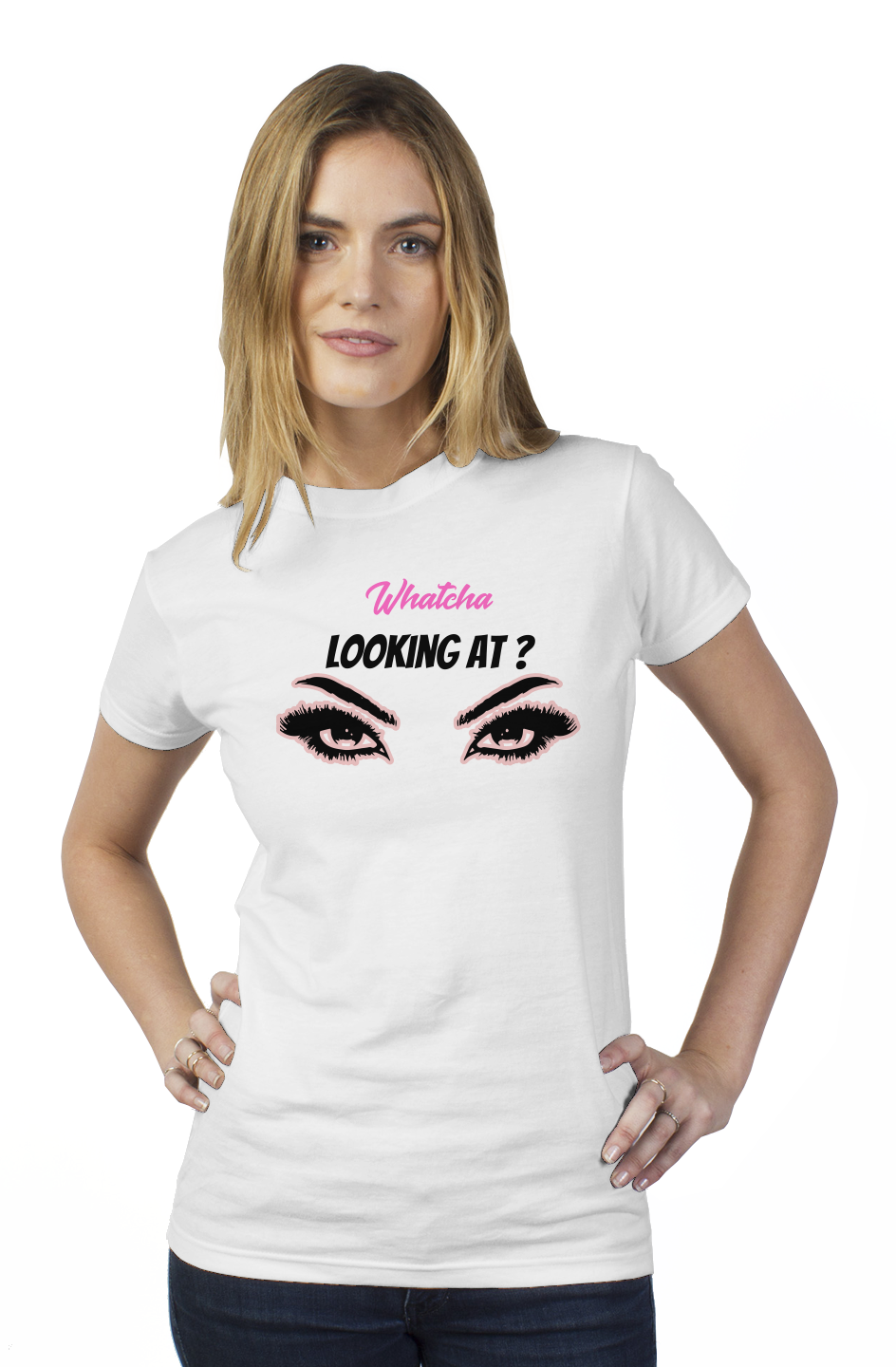 Cat Eyes tultex womens t shirt