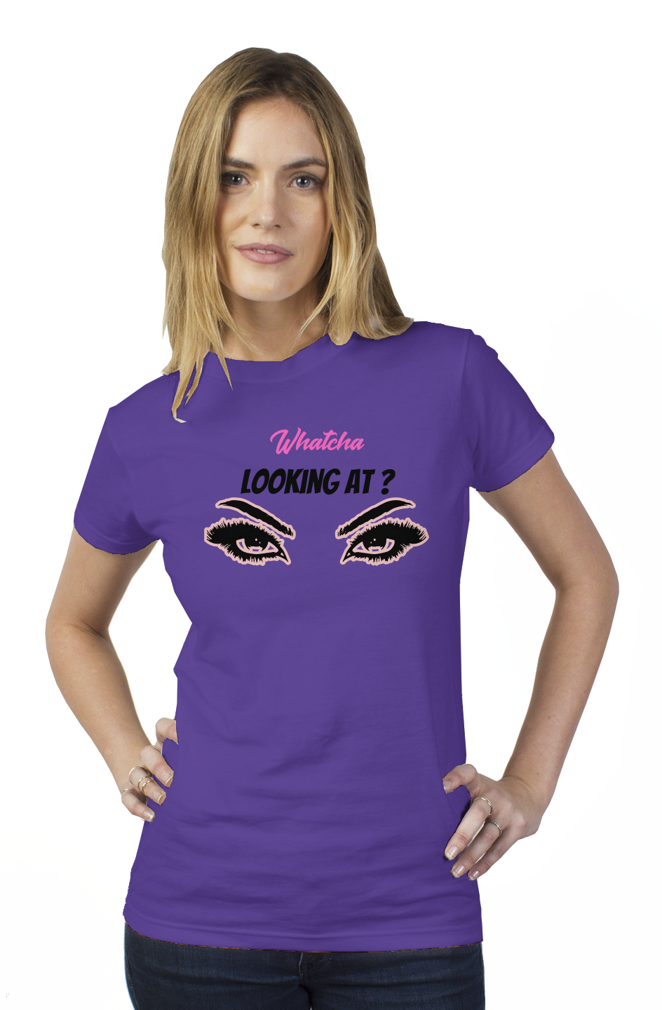 Cat Eyes tultex womens t shirt