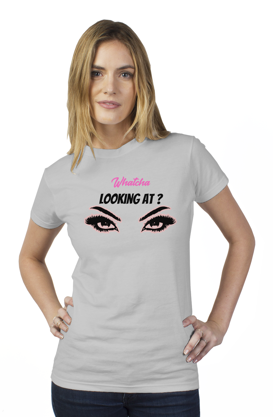 Cat Eyes tultex womens t shirt