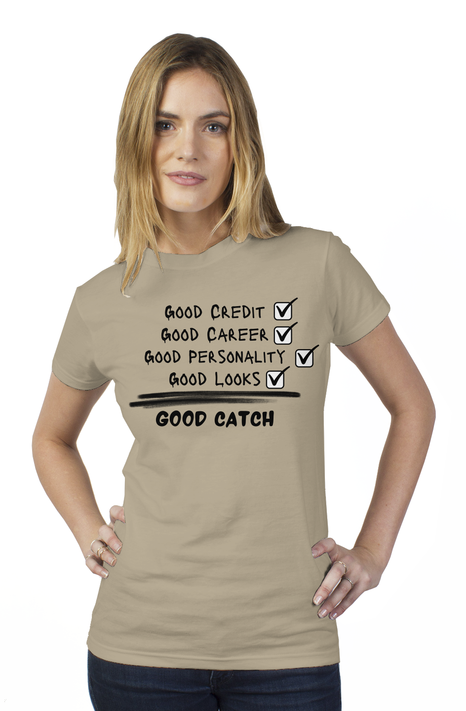 Good Catch tultex womens t shirt