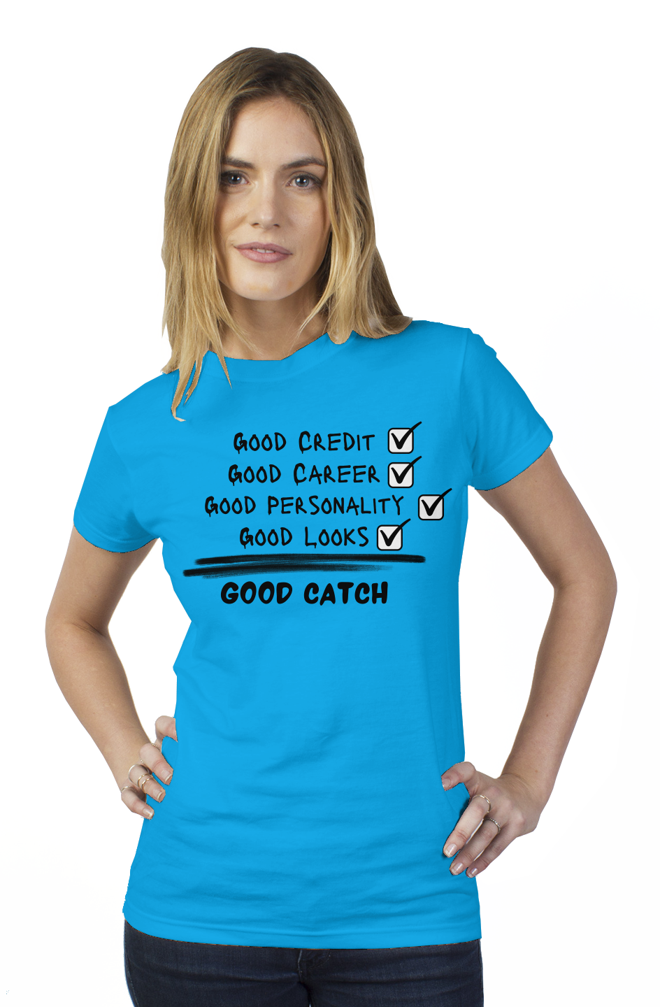 Good Catch tultex womens t shirt