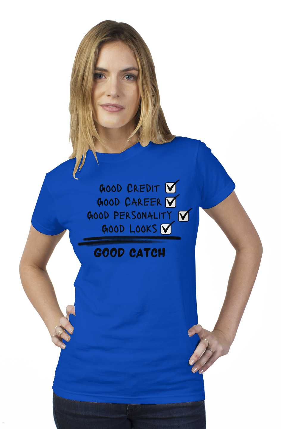 Good Catch tultex womens t shirt