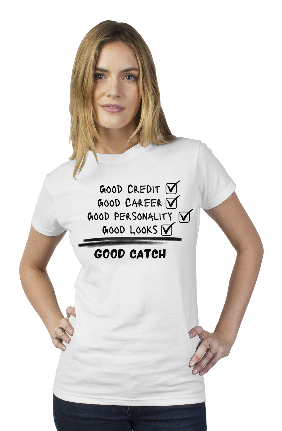 Good Catch tultex womens t shirt