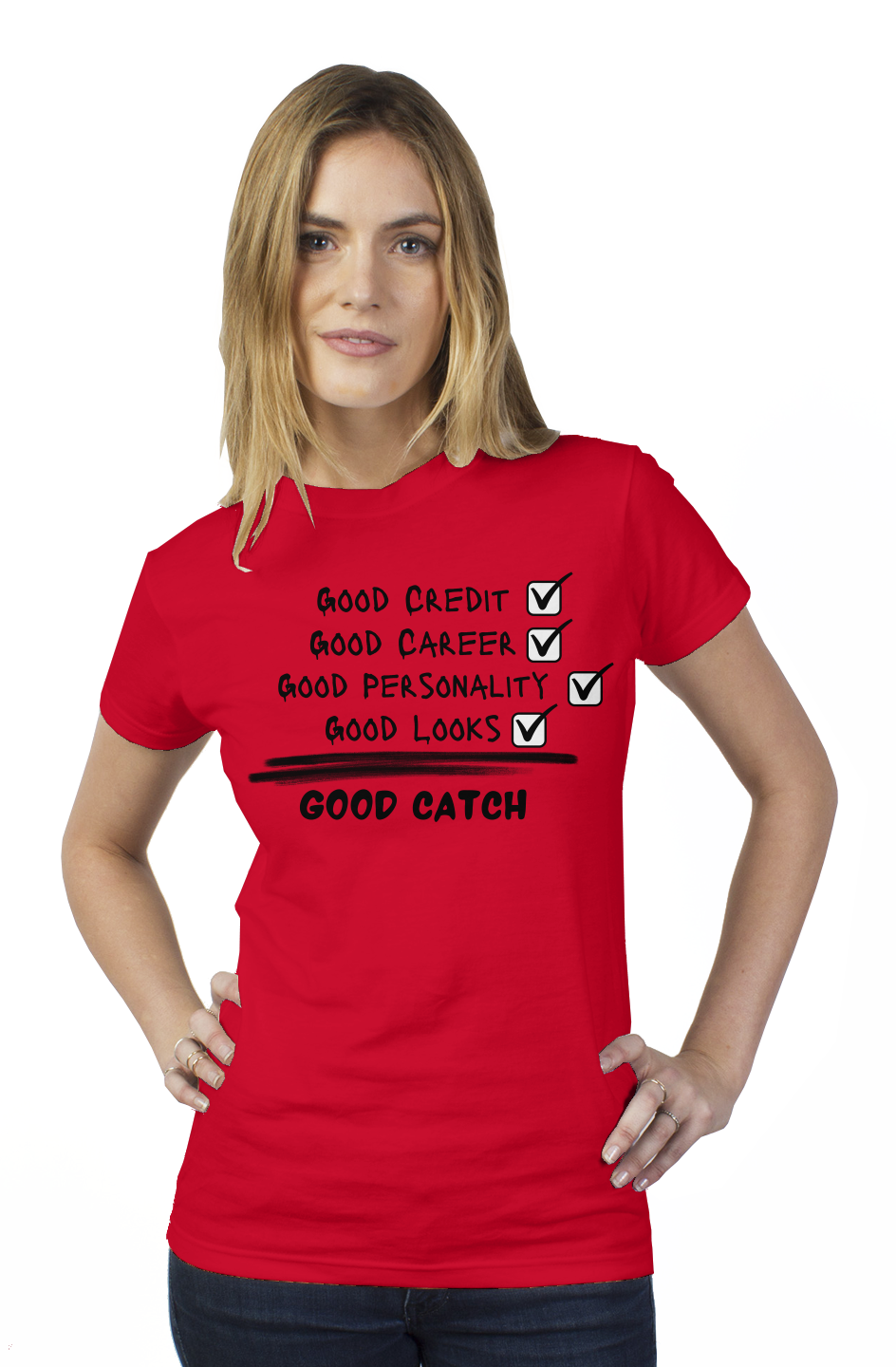 Good Catch tultex womens t shirt
