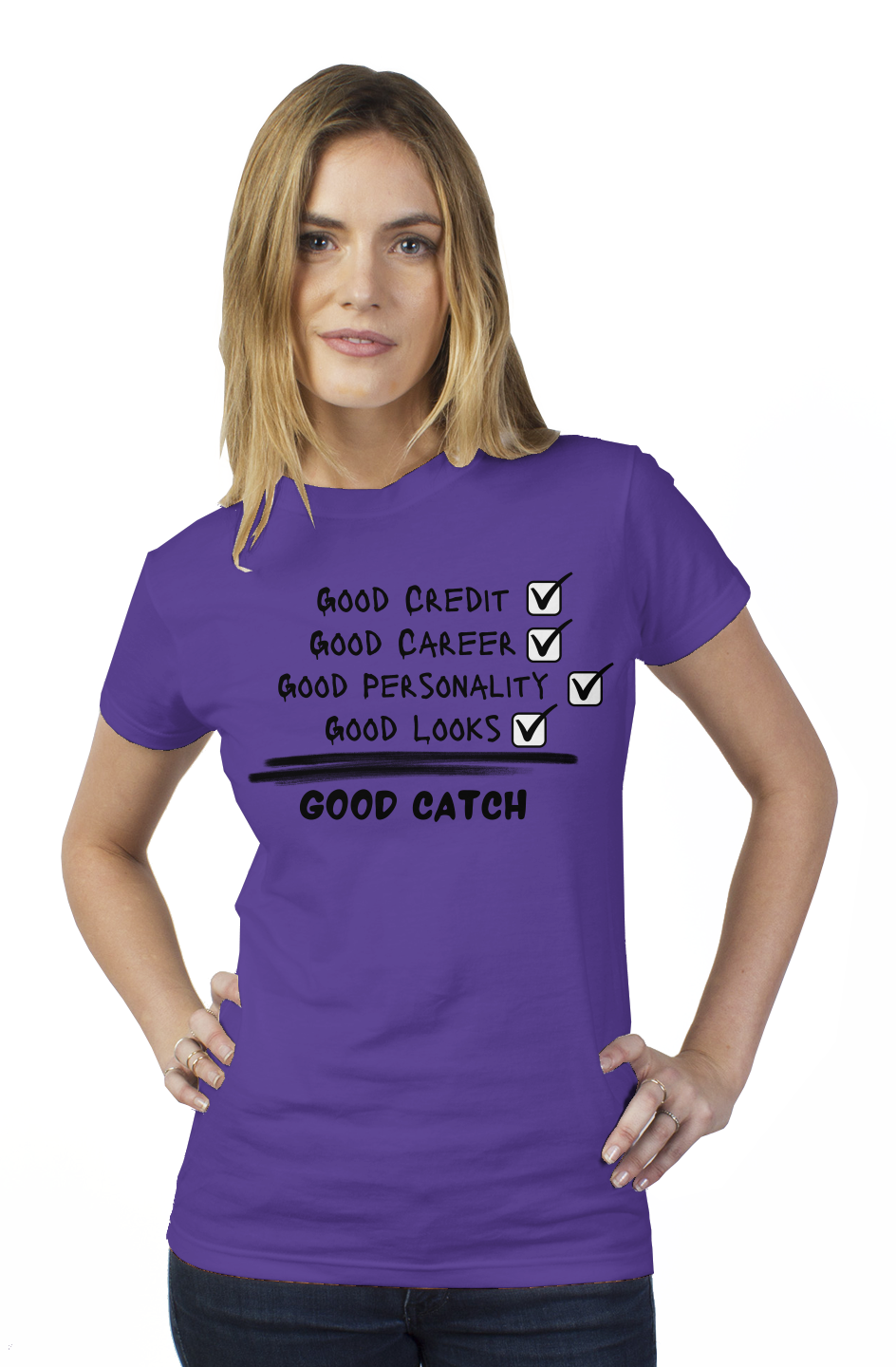 Good Catch tultex womens t shirt