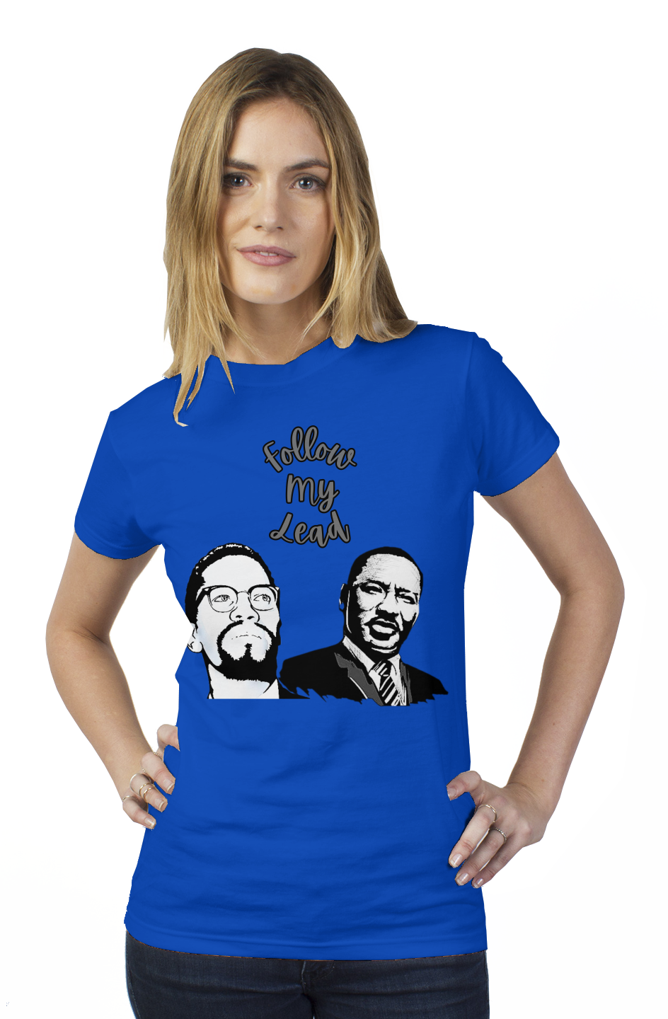 Follow My Lead tultex womens t shirt