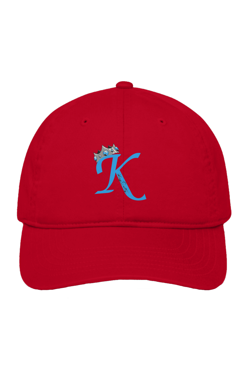 K Crown Embroidery Baseball Cap