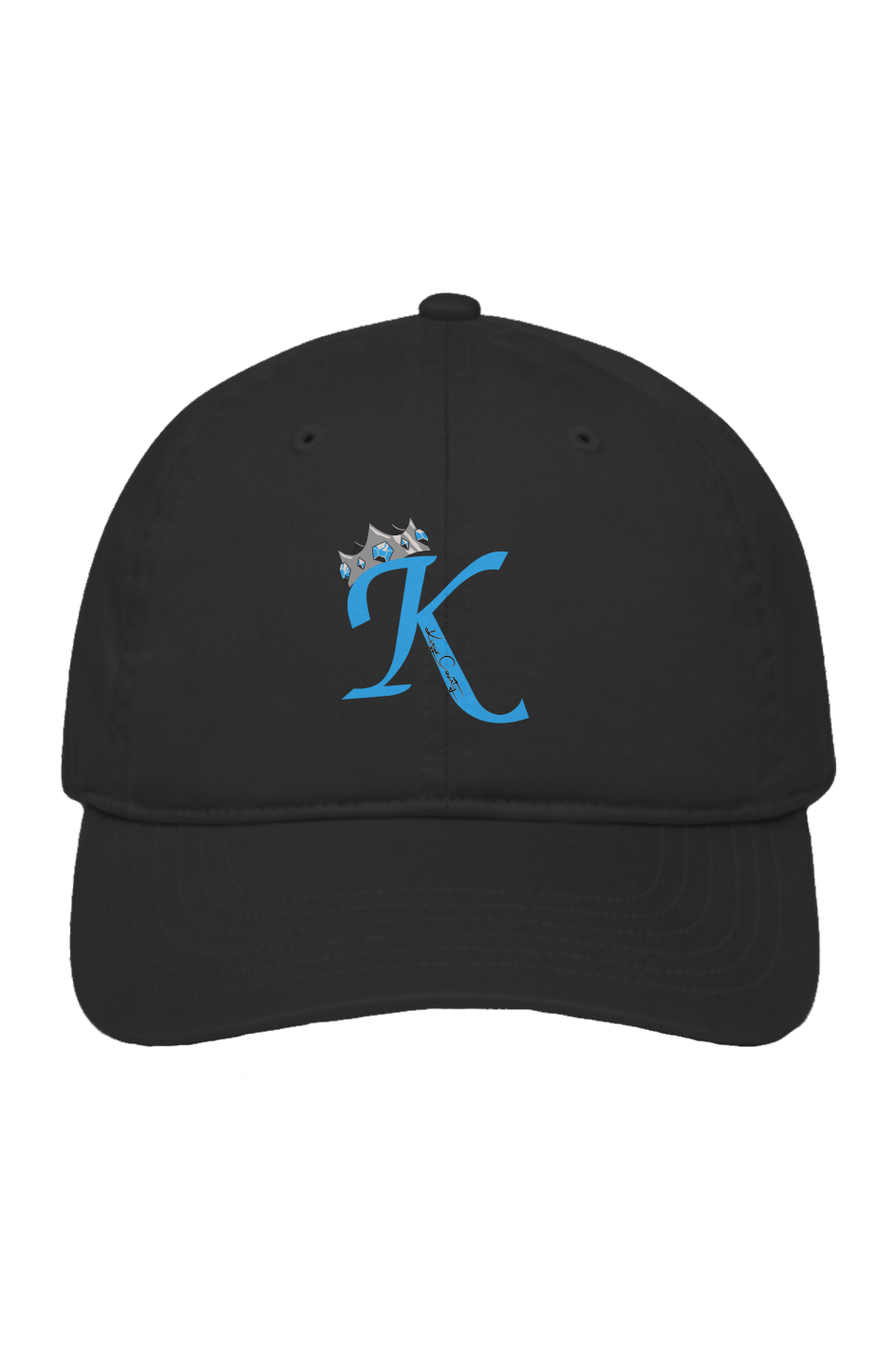K Crown Embroidery Baseball Cap